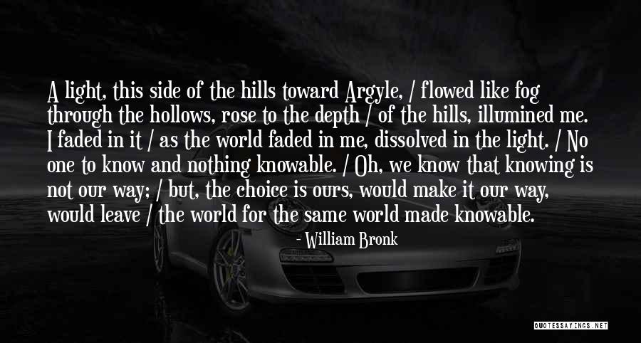 This World Is Not For Me Quotes By William Bronk This World Is Not For Me Quotes By William Bronk