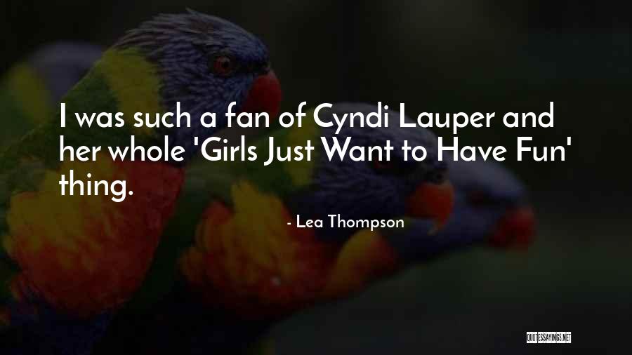 Thole Fillers Quotes By Lea Thompson Thole Fillers Quotes By Lea Thompson