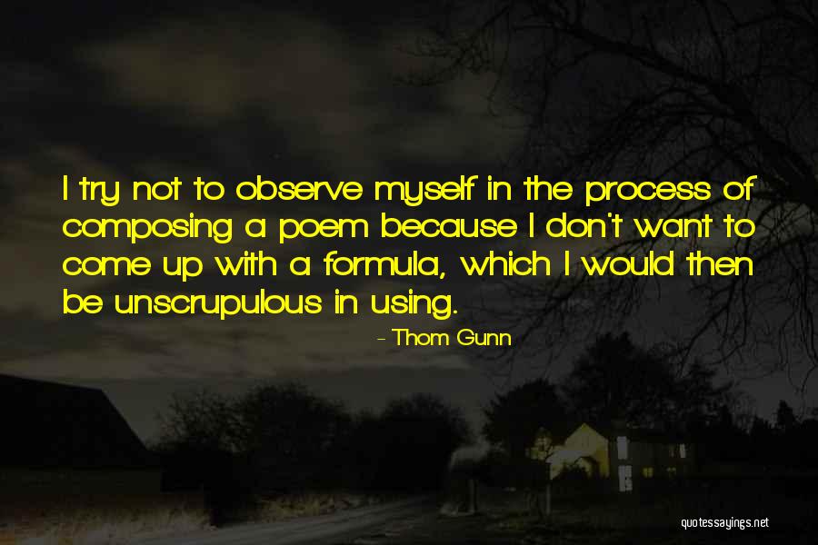 Thom Gunn Quotes 112775