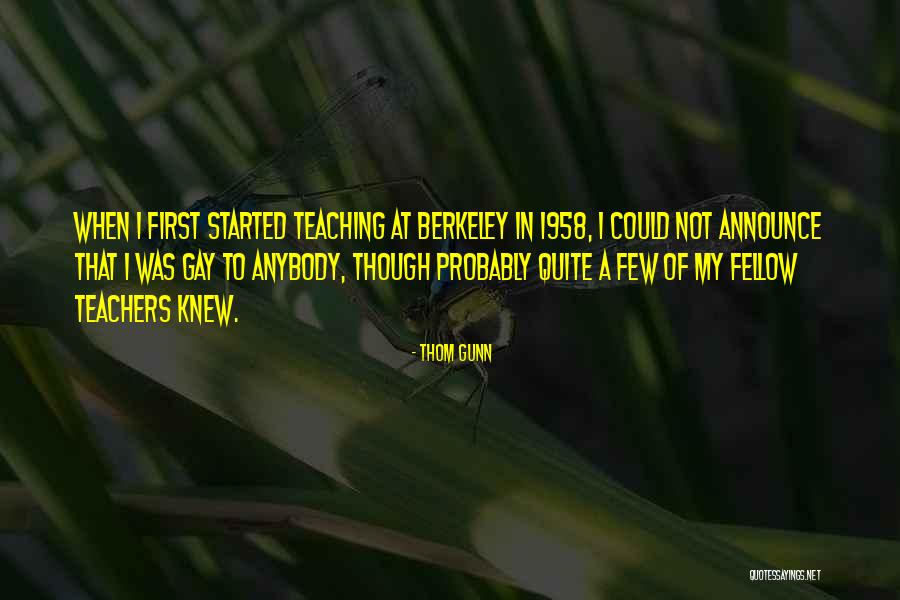 Thom Gunn Quotes 208721 Thom Gunn Quotes 208721