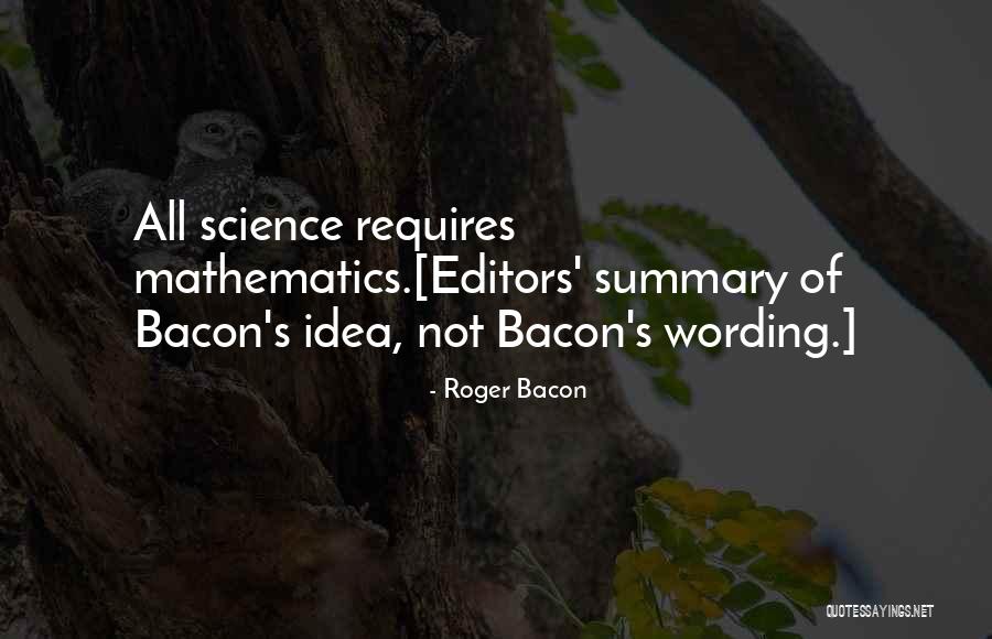 Thomae Lumber Quotes By Roger Bacon Thomae Lumber Quotes By Roger Bacon