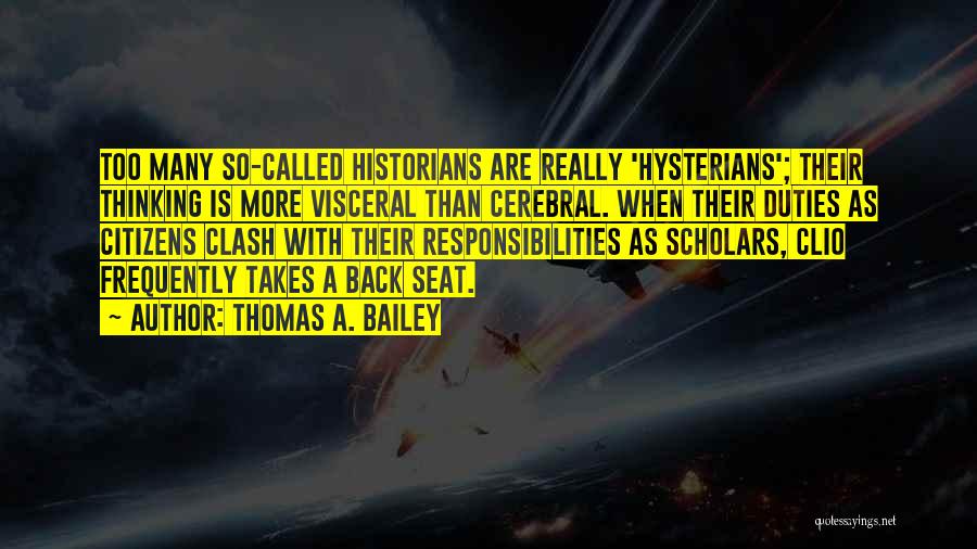 Thomas A. Bailey Quotes 1951497