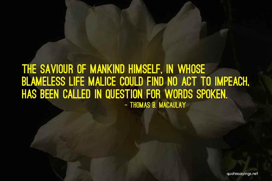 Thomas B. Macaulay Quotes 1514452