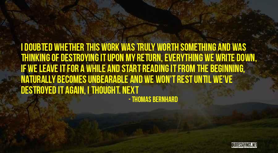 Thomas Bernhard Quotes 271199 Thomas Bernhard Quotes 271199