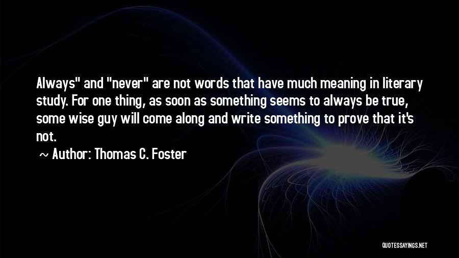 Thomas C. Foster Quotes 1278941
