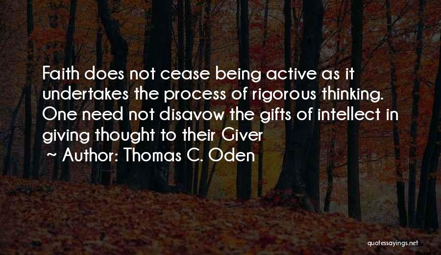 Thomas C. Oden Quotes 360339