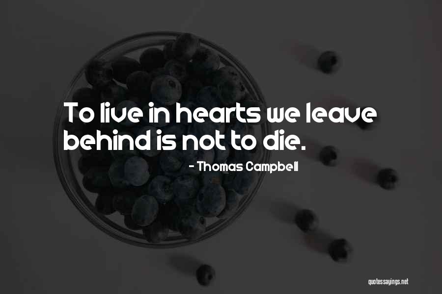 Thomas Campbell Quotes 737180