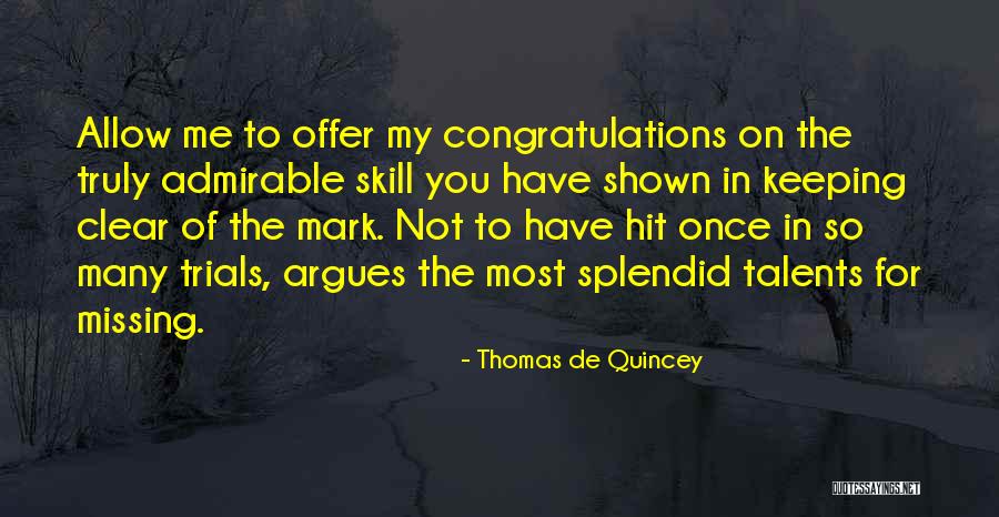 Thomas De Quincey Quotes 1288145