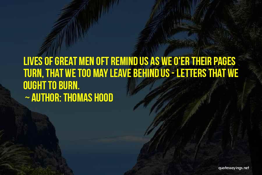 Thomas Hood Quotes 164179