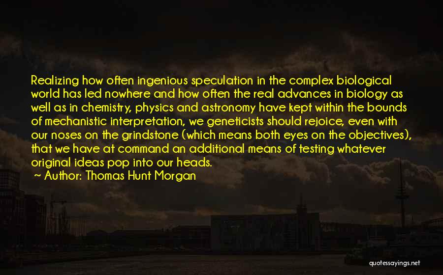 Thomas Hunt Morgan Quotes 1576948