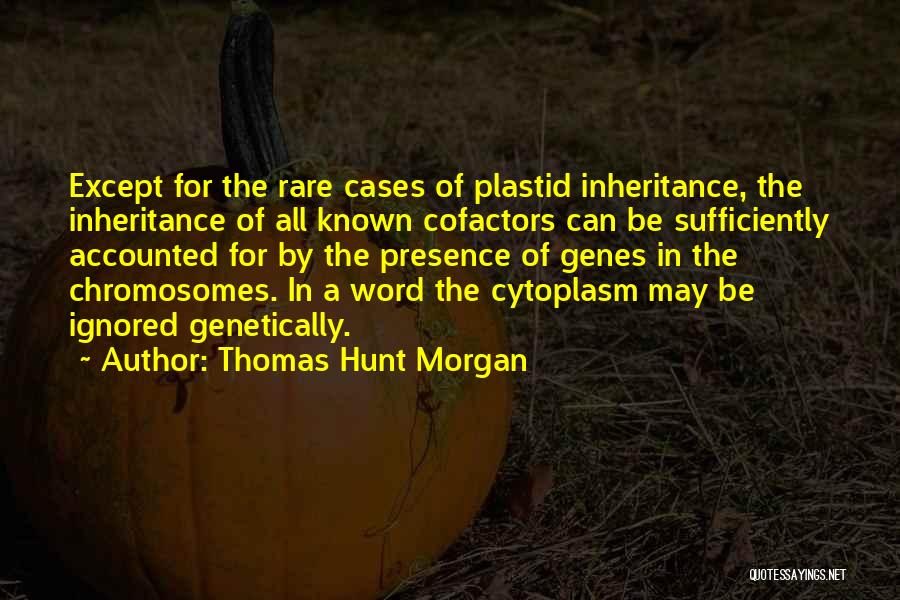 Thomas Hunt Morgan Quotes 748816