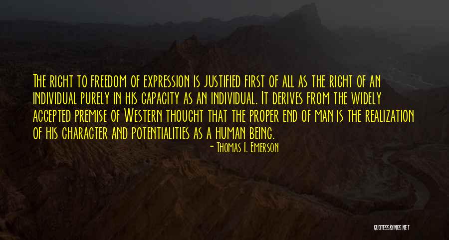 Thomas I. Emerson Quotes 624440