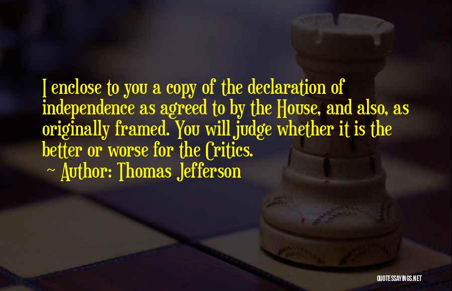 Thomas Jefferson Declaration Quotes By Thomas Jefferson