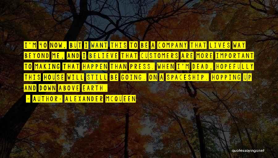 Thomas La Mance Quotes By Alexander McQueen