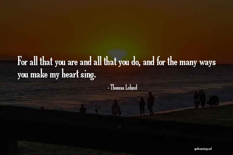 Thomas Leland Quotes 1115419