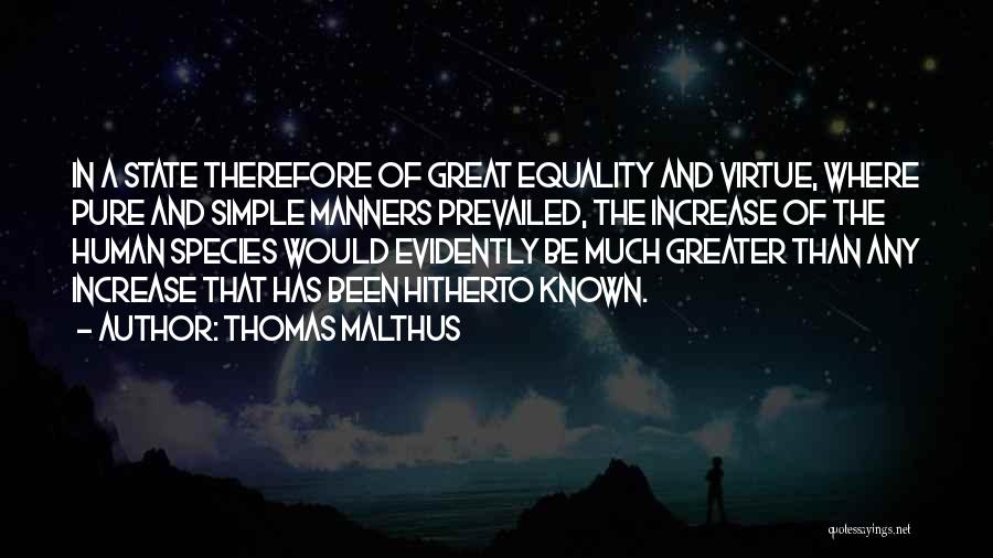 Thomas Malthus Quotes 755269