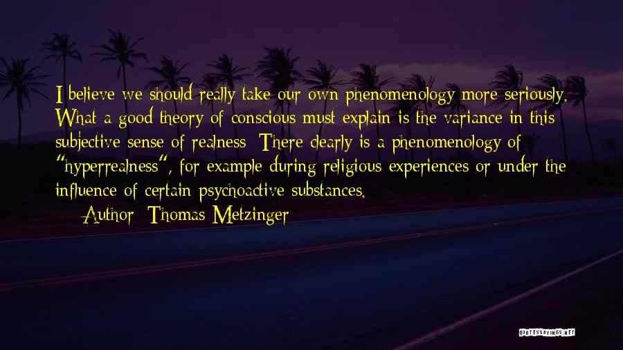 Thomas Metzinger Quotes 1765319