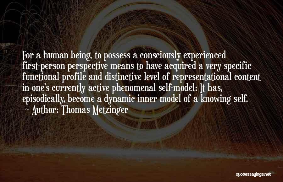 Thomas Metzinger Quotes 2031372