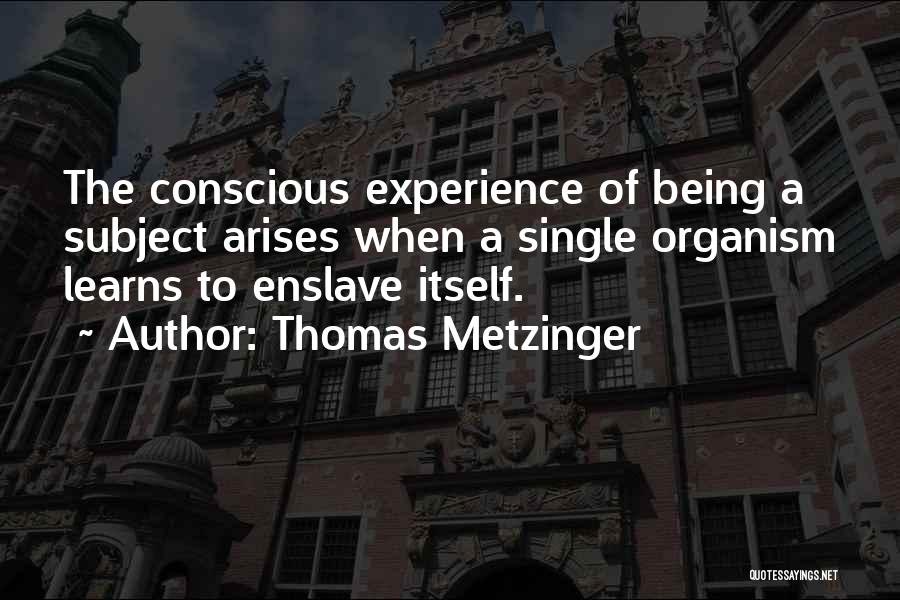 Thomas Metzinger Quotes 450608