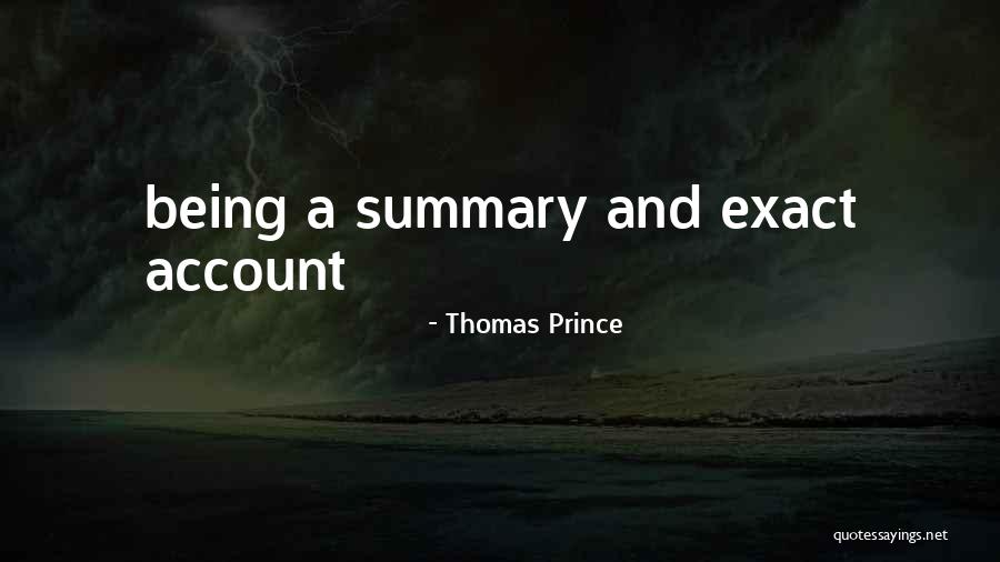 Thomas Prince Quotes 1166539