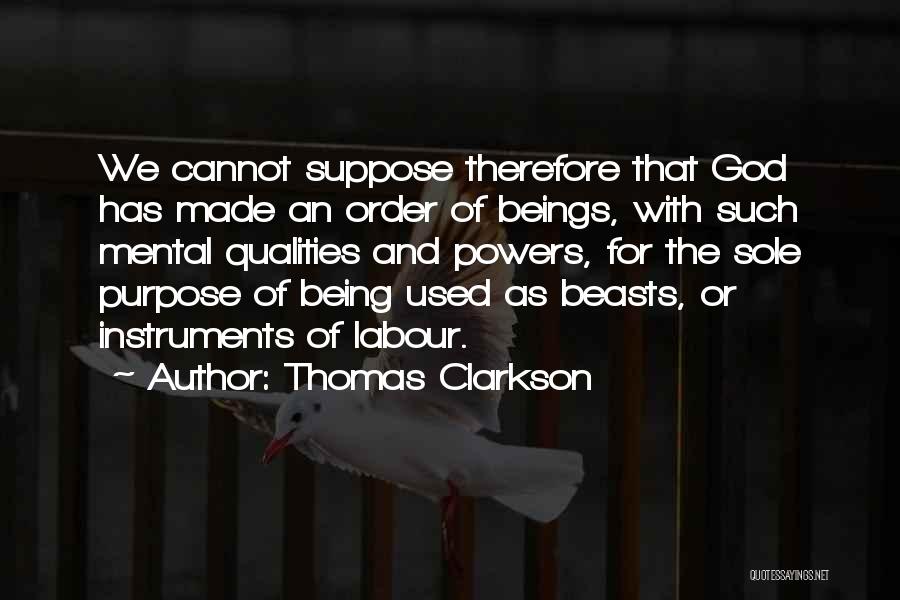 Thomas Sole Quotes By Thomas Clarkson