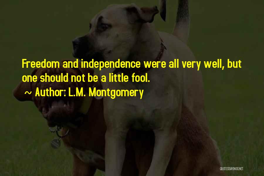 Thomas Sutpen Quotes By L.M. Montgomery