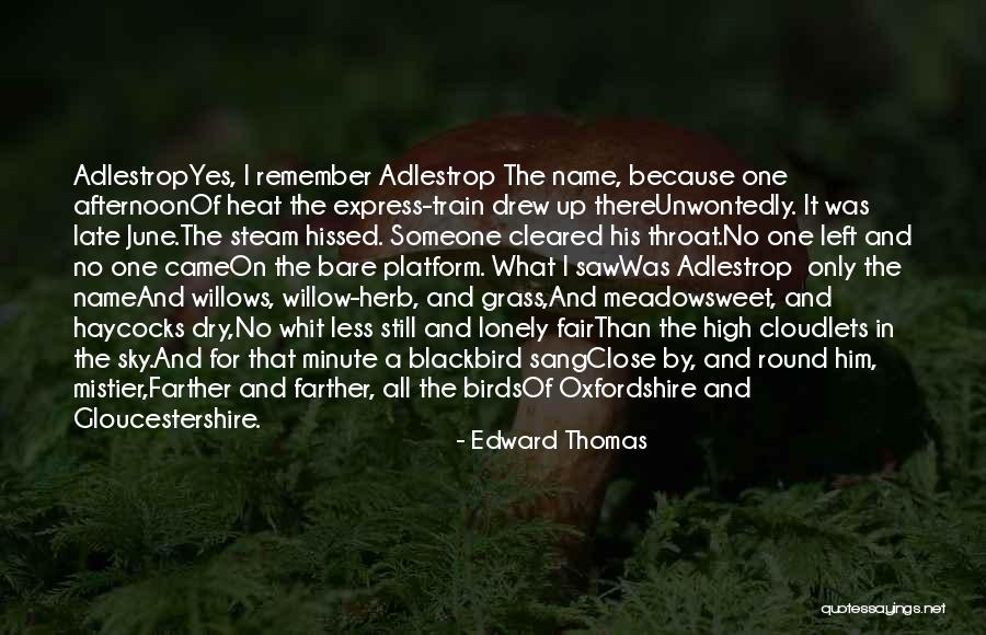 Thomas The Train Quotes By Edward Thomas Thomas The Train Quotes By Edward Thomas