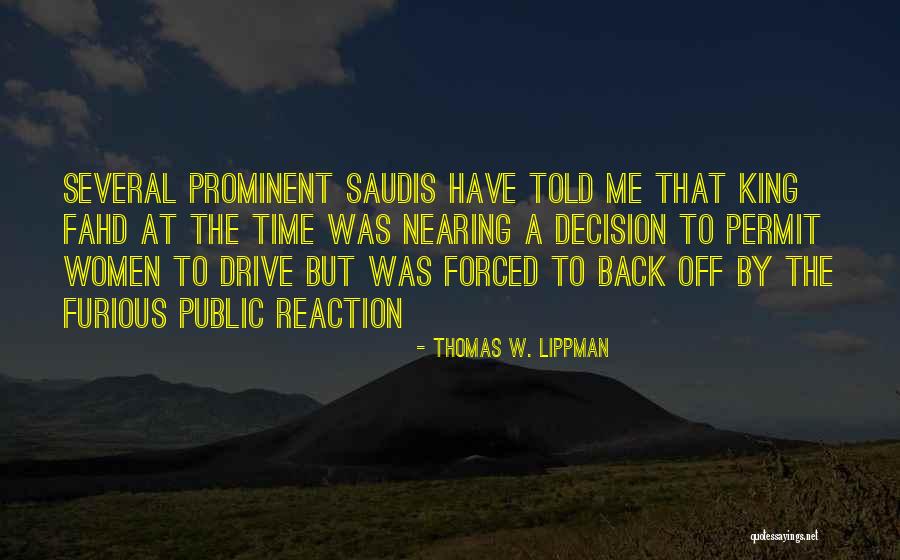 Thomas W. Lippman Quotes 2155586