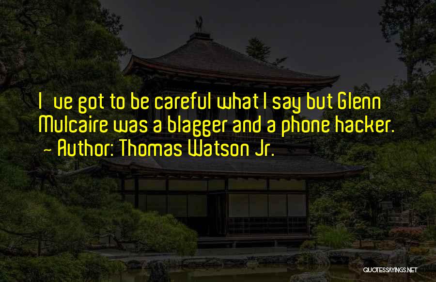 Thomas Watson Jr. Quotes 815172