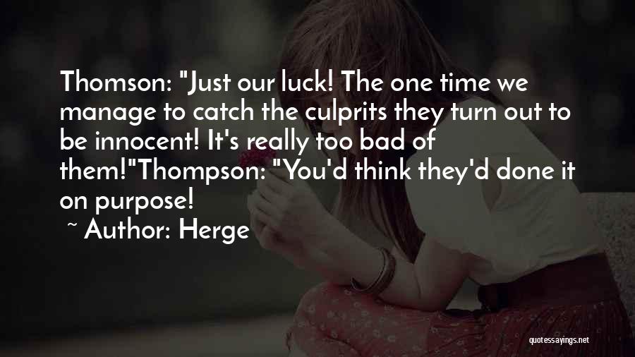 Thompson And Thomson Quotes By Herge