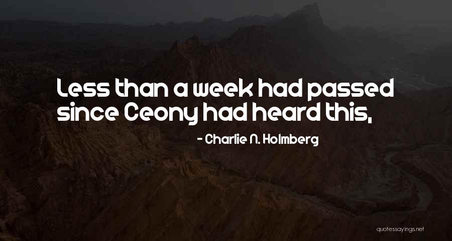 Thordsen Law Quotes By Charlie N. Holmberg Thordsen Law Quotes By Charlie N. Holmberg