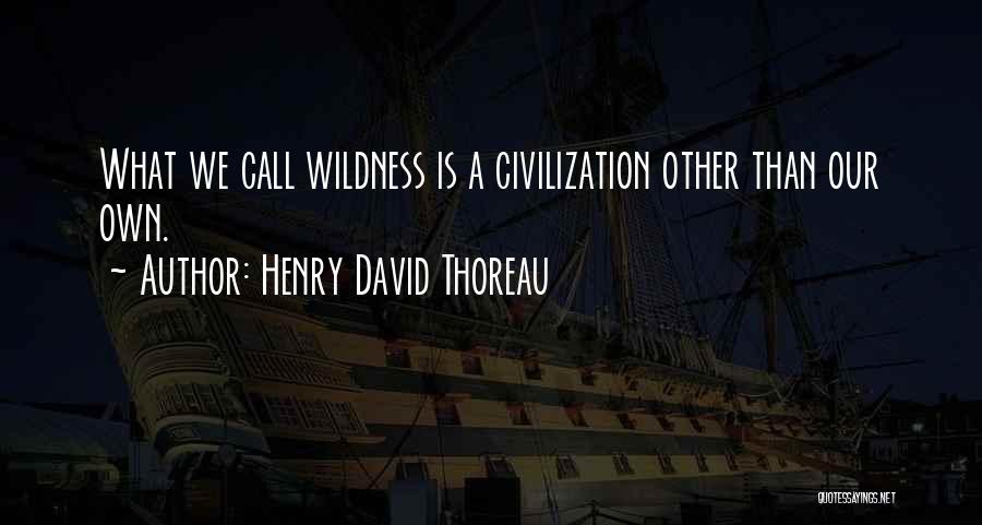 Thoreau Wildness Quotes By Henry David Thoreau