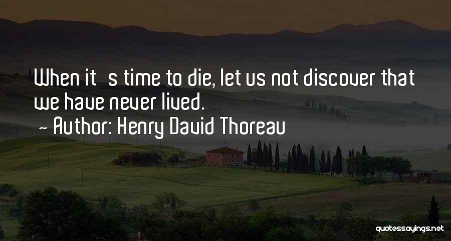 Thoreau's Quotes By Henry David Thoreau