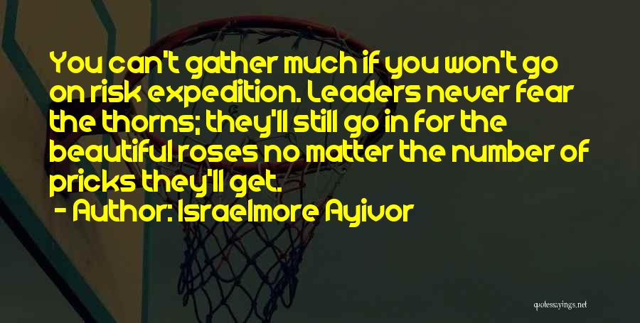 Thorns On Roses Quotes By Israelmore Ayivor