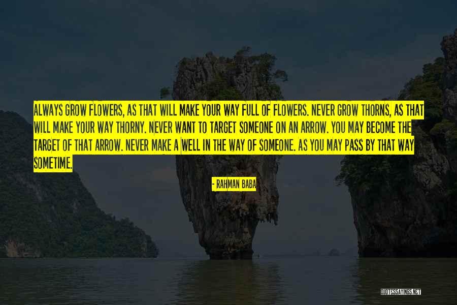 Thorny Quotes By Rahman Baba Thorny Quotes By Rahman Baba