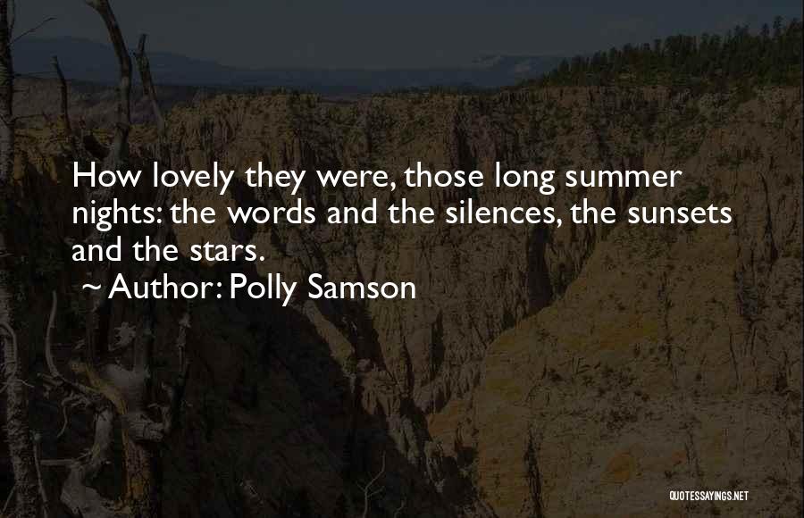 Those Summer Nights Quotes By Polly Samson