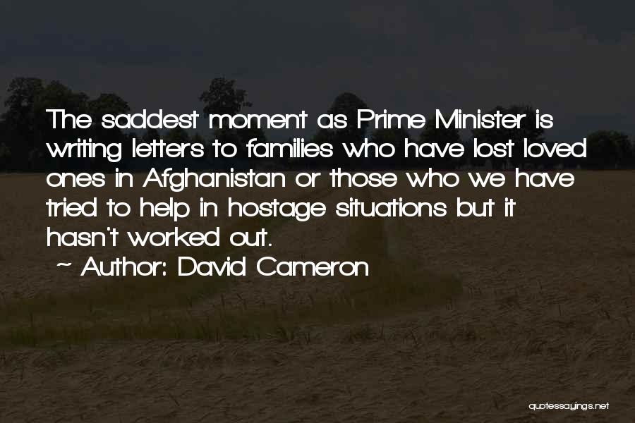 Those We've Lost Quotes By David Cameron