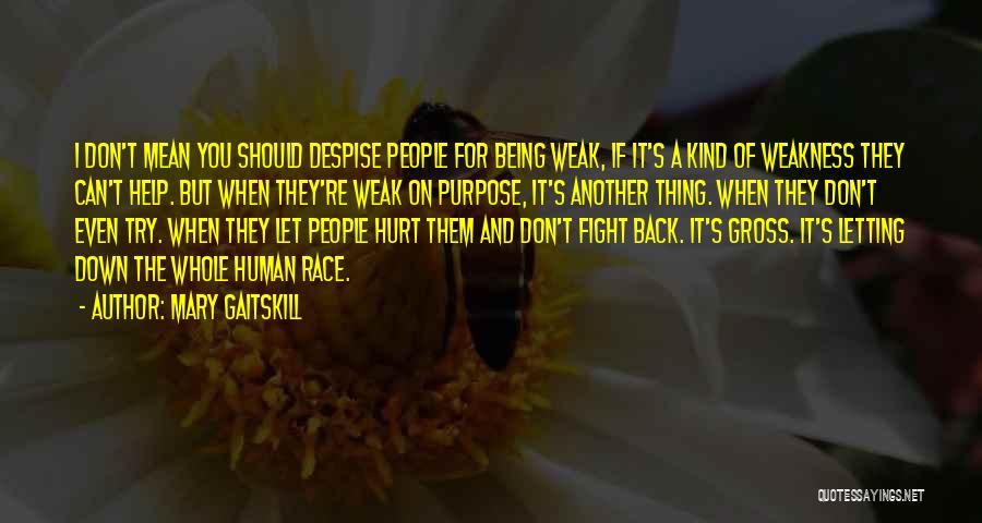 Those Who Despise Others Quotes By Mary Gaitskill