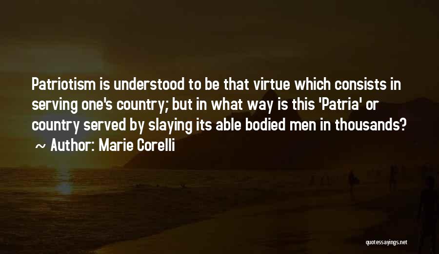 Those Who Have Served Our Country Quotes By Marie Corelli