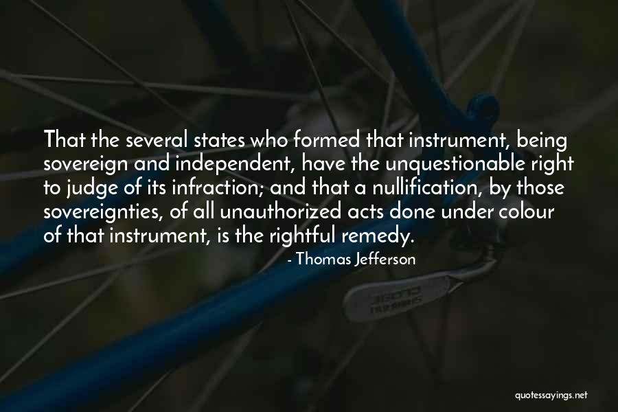 Those Who Judge Quotes By Thomas Jefferson