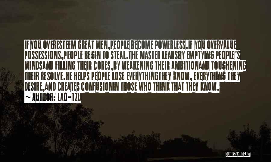 Those Who Know Everything Quotes By Lao-Tzu