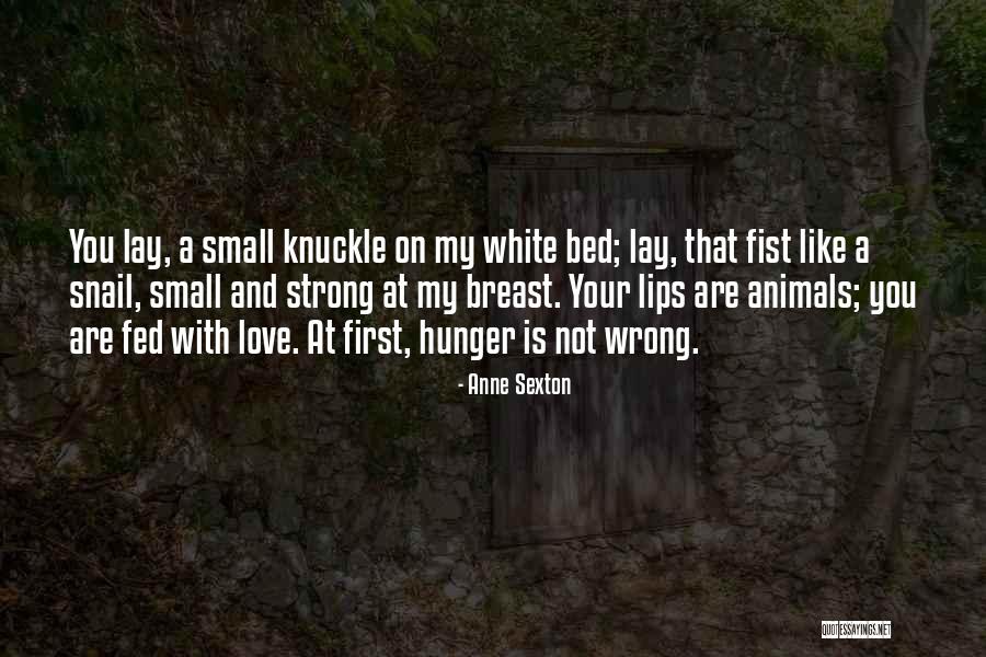 Those Who Love Animals Quotes By Anne Sexton