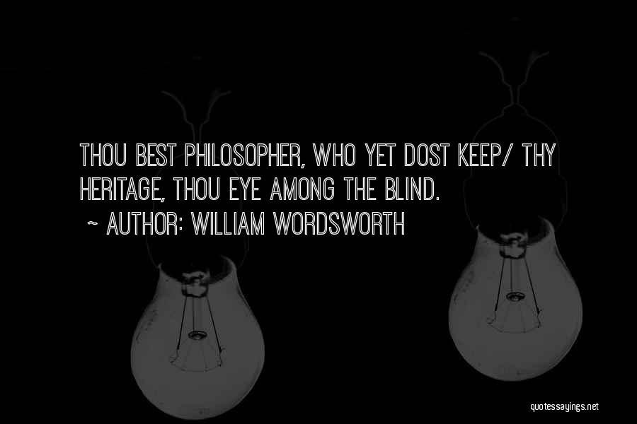 Thou Best Quotes By William Wordsworth