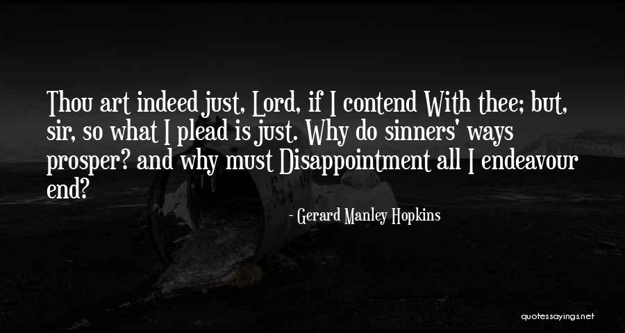 Thou Shall Prosper Quotes By Gerard Manley Hopkins