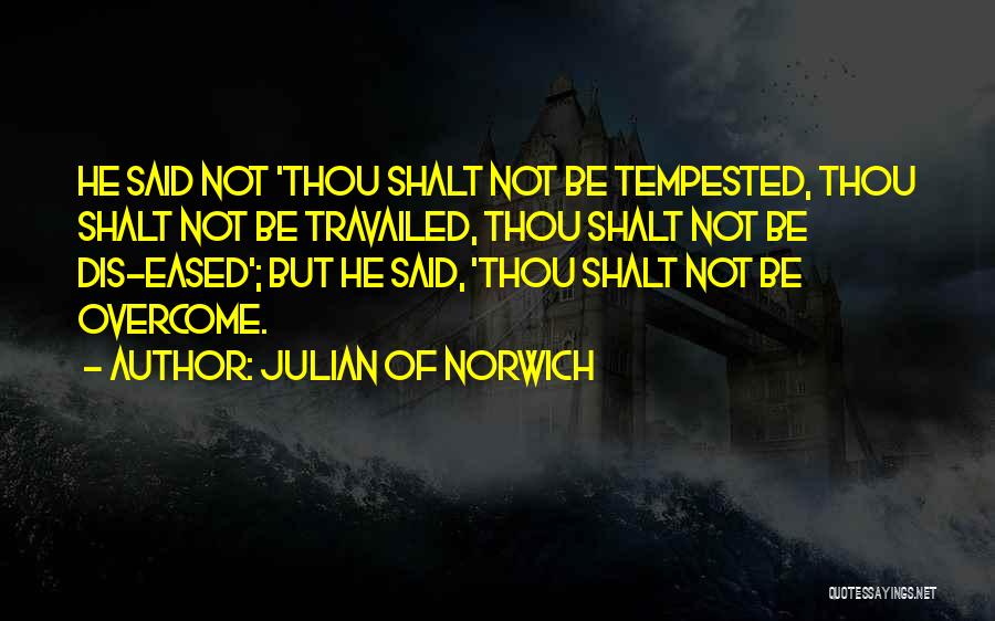 Thou Shalt Not Quotes By Julian Of Norwich