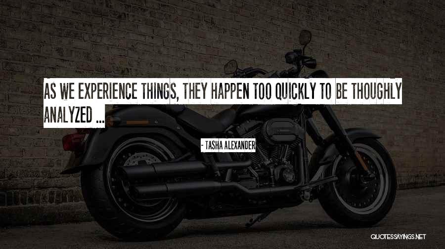 Thoughly Quotes By Tasha Alexander Thoughly Quotes By Tasha Alexander