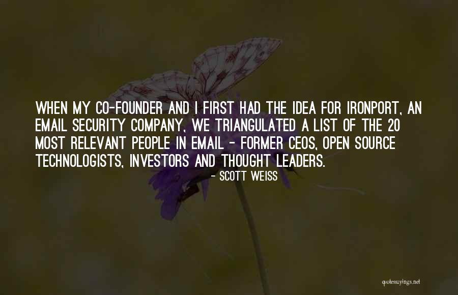Thought And Co Quotes By Scott Weiss Thought And Co Quotes By Scott Weiss