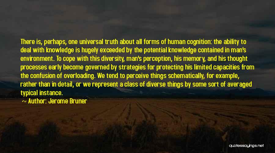Thought Become Things Quotes By Jerome Bruner