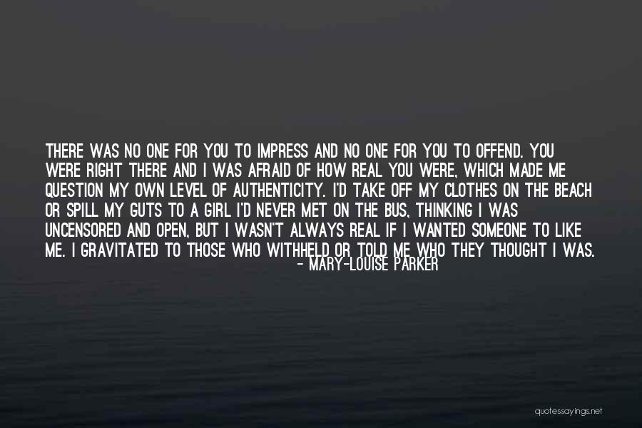 Thought But Thought Quotes By Mary-Louise Parker Thought But Thought Quotes By Mary-Louise Parker
