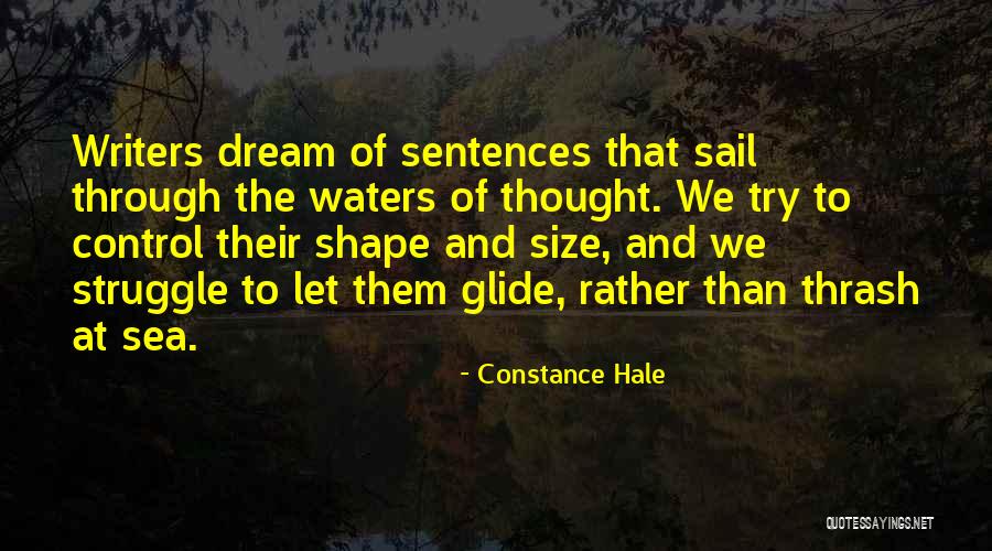 Thought Control Quotes By Constance Hale Thought Control Quotes By Constance Hale